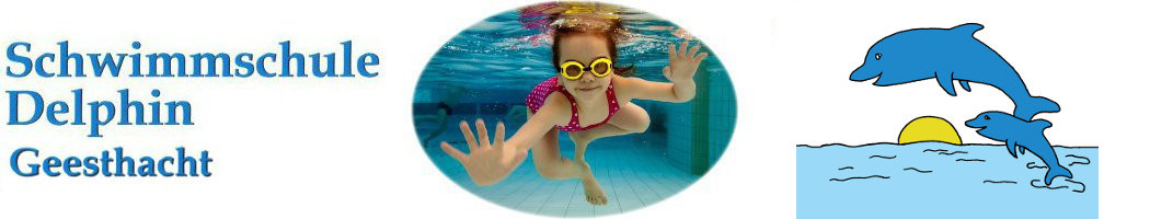 Schwimmschule Delphin Geesthacht – Kind unter Wasser und Delphine